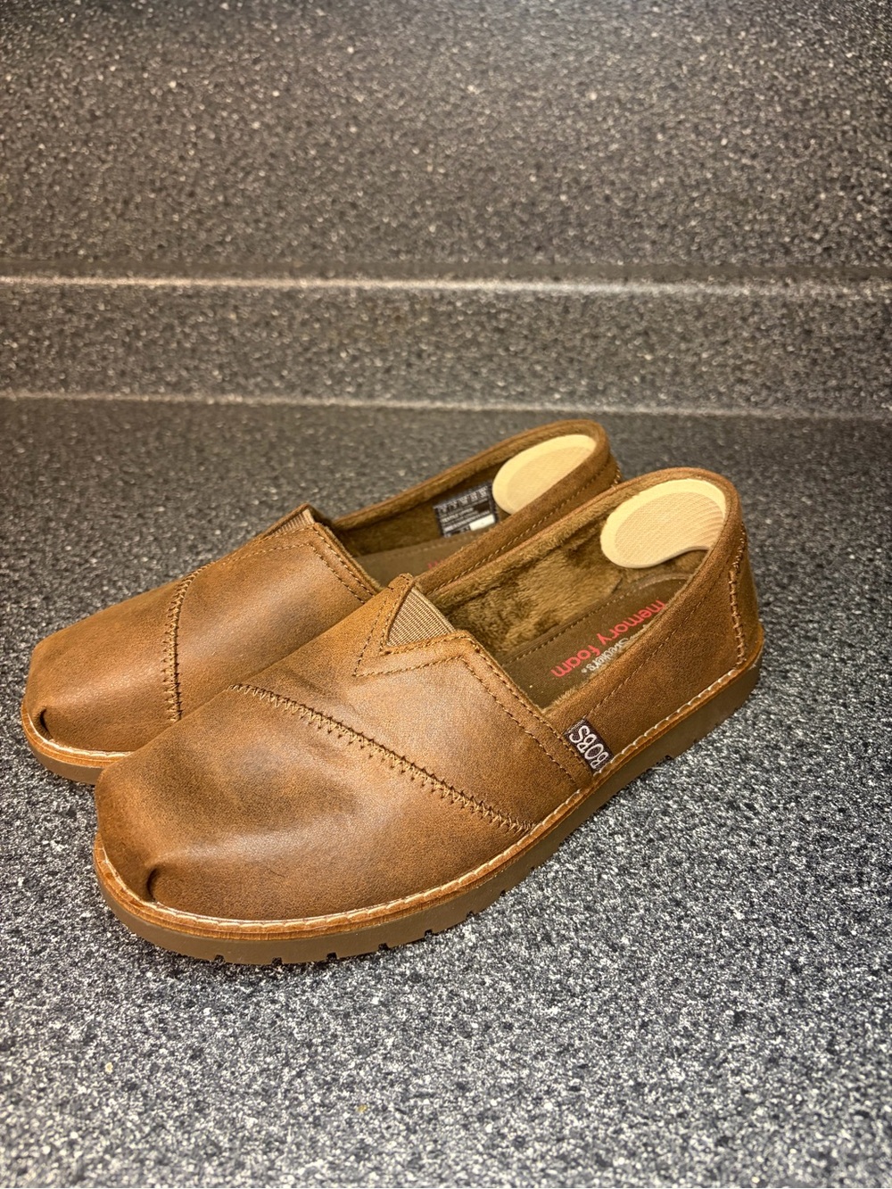 BOBS from Skechers Women's Chestnut Brown Slip-On Loafers